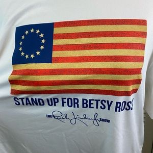 Rush Limbaugh size‎ XL Stand up for Betsy Ross collectible soft stretch casual